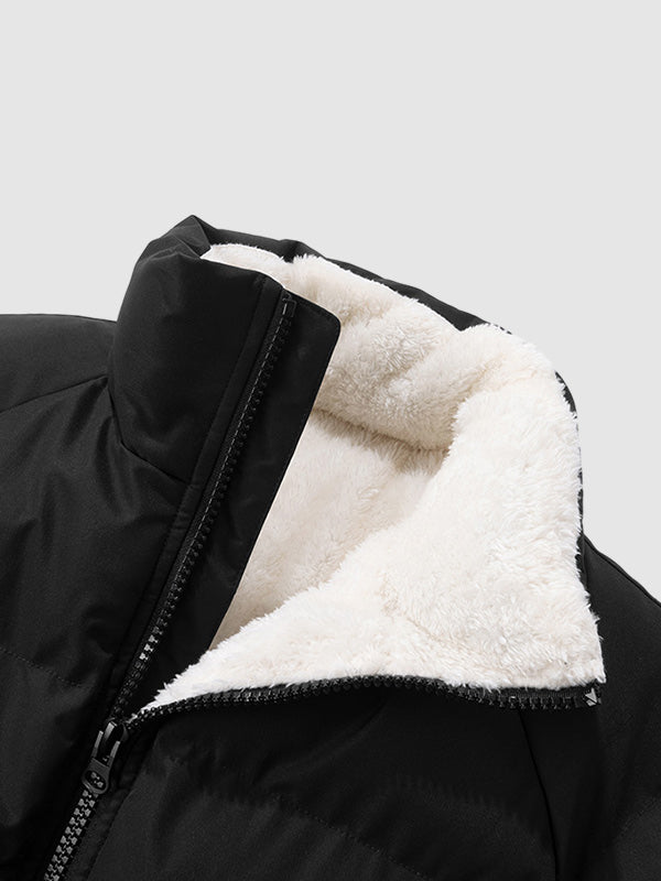 Men's Quilted Puffer Jacket in Classic Colours — Lightweight Winter Coat for Everyday Wear & Outdoor Activities | Koossa