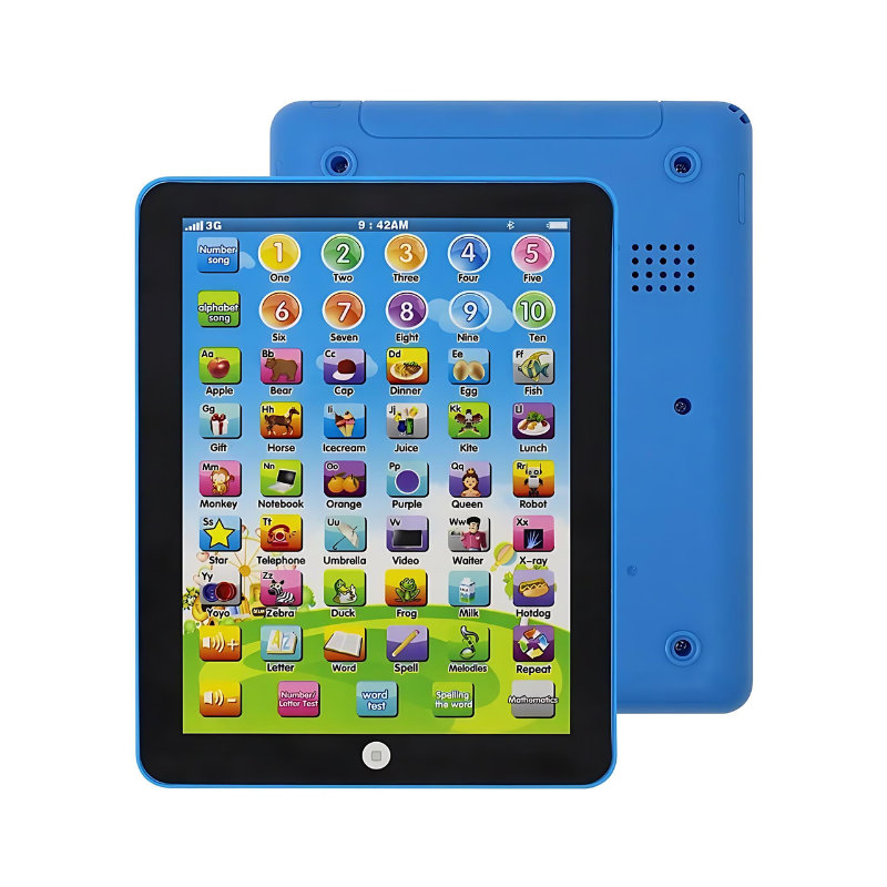 Kids Educational Learning Tablet with Touch & Sound, Ages 3-6 Toddler Preschool Toy for Letters, Numbers, Colors & Animals | Lonoma