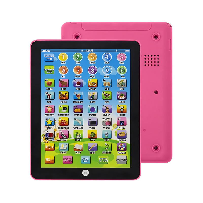 Kids Educational Learning Tablet with Touch & Sound, Ages 3-6 Toddler Preschool Toy for Letters, Numbers, Colors & Animals | Lonoma