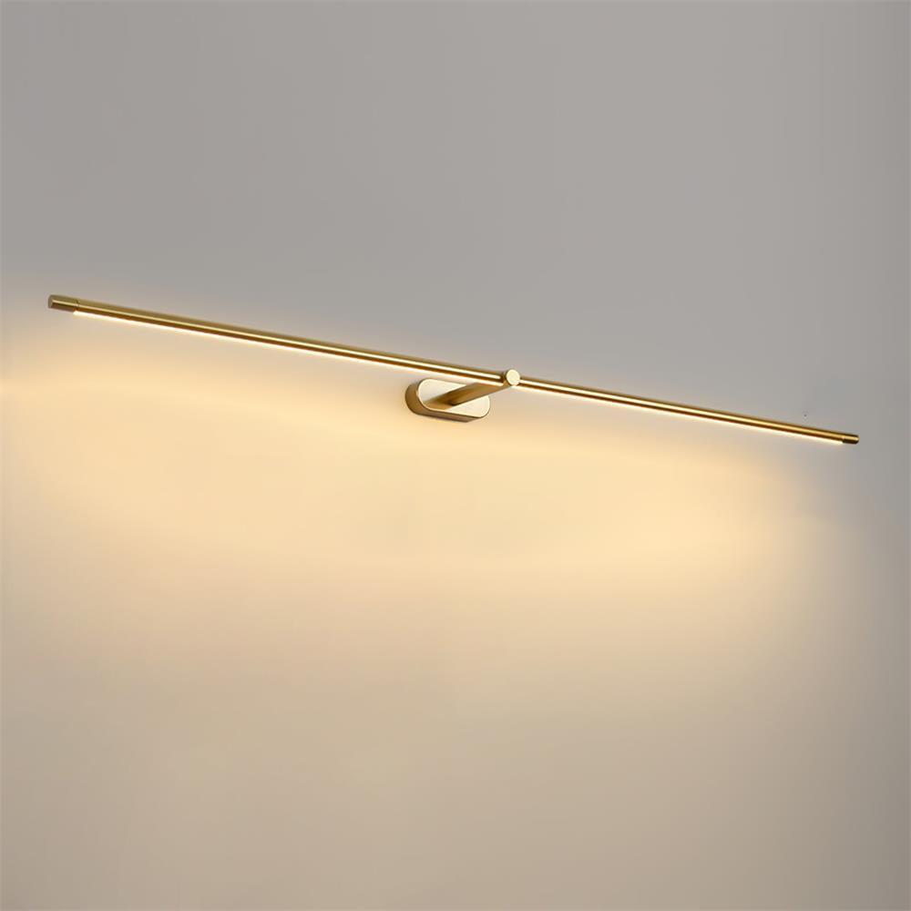 Rechargeable LED Picture Light 27 Inch Gold, Battery Operated Cordless Art Display Sconce, Dimmable Accent Lighting for Hallway Bedroom | Lonoma