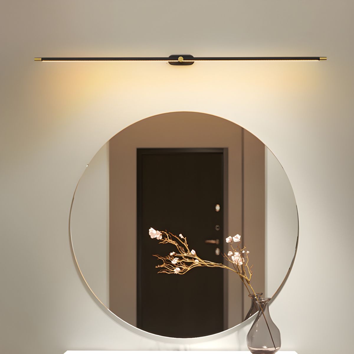 Rechargeable LED Picture Light 27 Inch Gold, Battery Operated Cordless Art Display Sconce, Dimmable Accent Lighting for Hallway Bedroom | Lonoma
