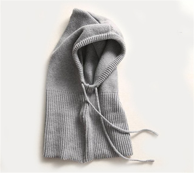 Women's Hooded Scarf — Warm Winter Neck Warmer with Adjustable Drawstrings for Cold Weather | Koossa