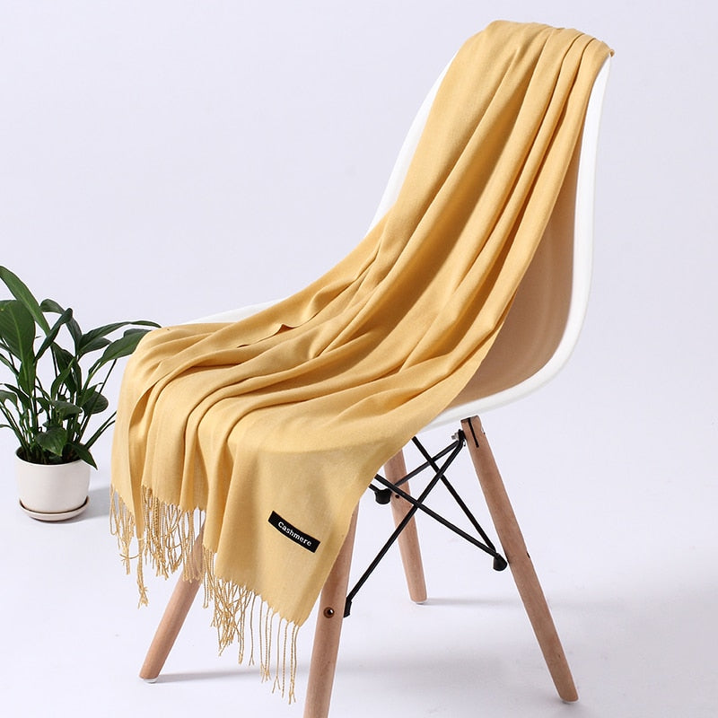 Women's Winter Scarf Soft Polyester Wrap Shawl Neck Warmer for Cold Weather Versatile Accessory for Daily Wear Office Outings | Lonoma