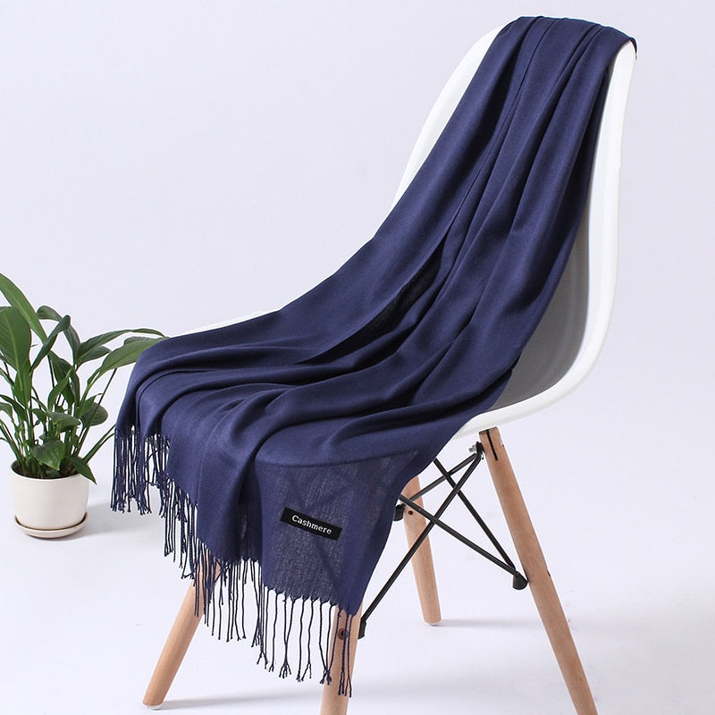 Women's Winter Scarf Soft Polyester Wrap Shawl Neck Warmer for Cold Weather Versatile Accessory for Daily Wear Office Outings | Lonoma