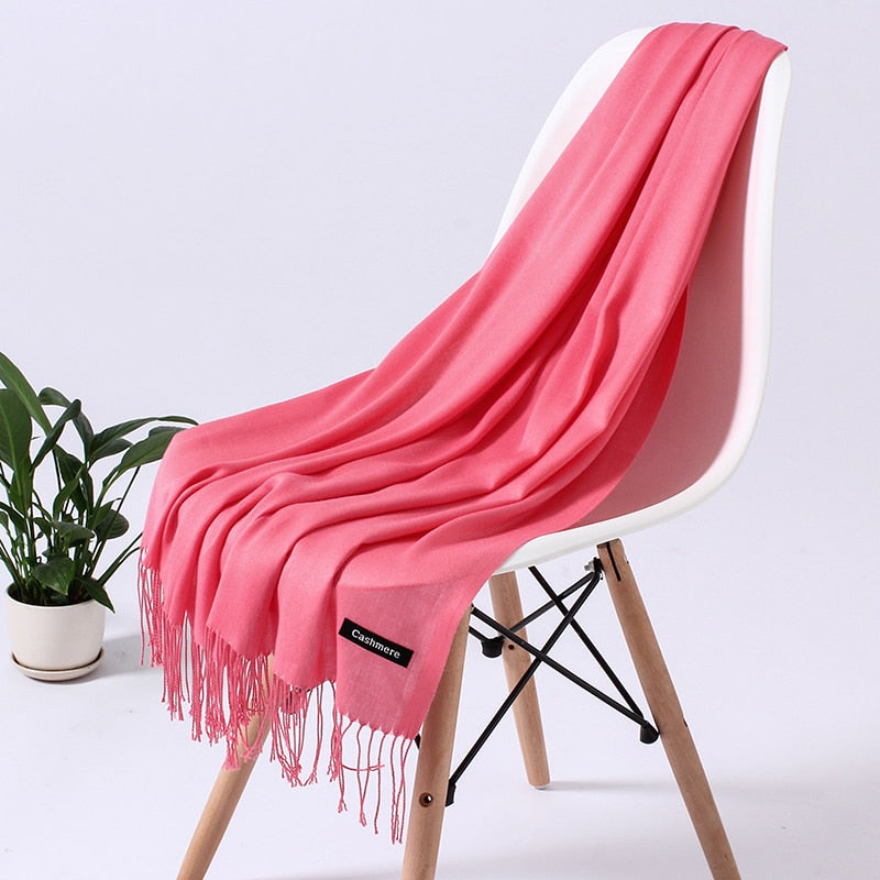 Women's Winter Scarf Soft Polyester Wrap Shawl Neck Warmer for Cold Weather Versatile Accessory for Daily Wear Office Outings | Lonoma