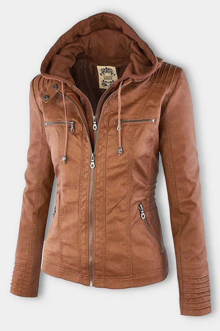Women's Hooded Zip Winter Coat — Tailored Outerwear for Cold Weather Dressing & Urban Layering | Koossa