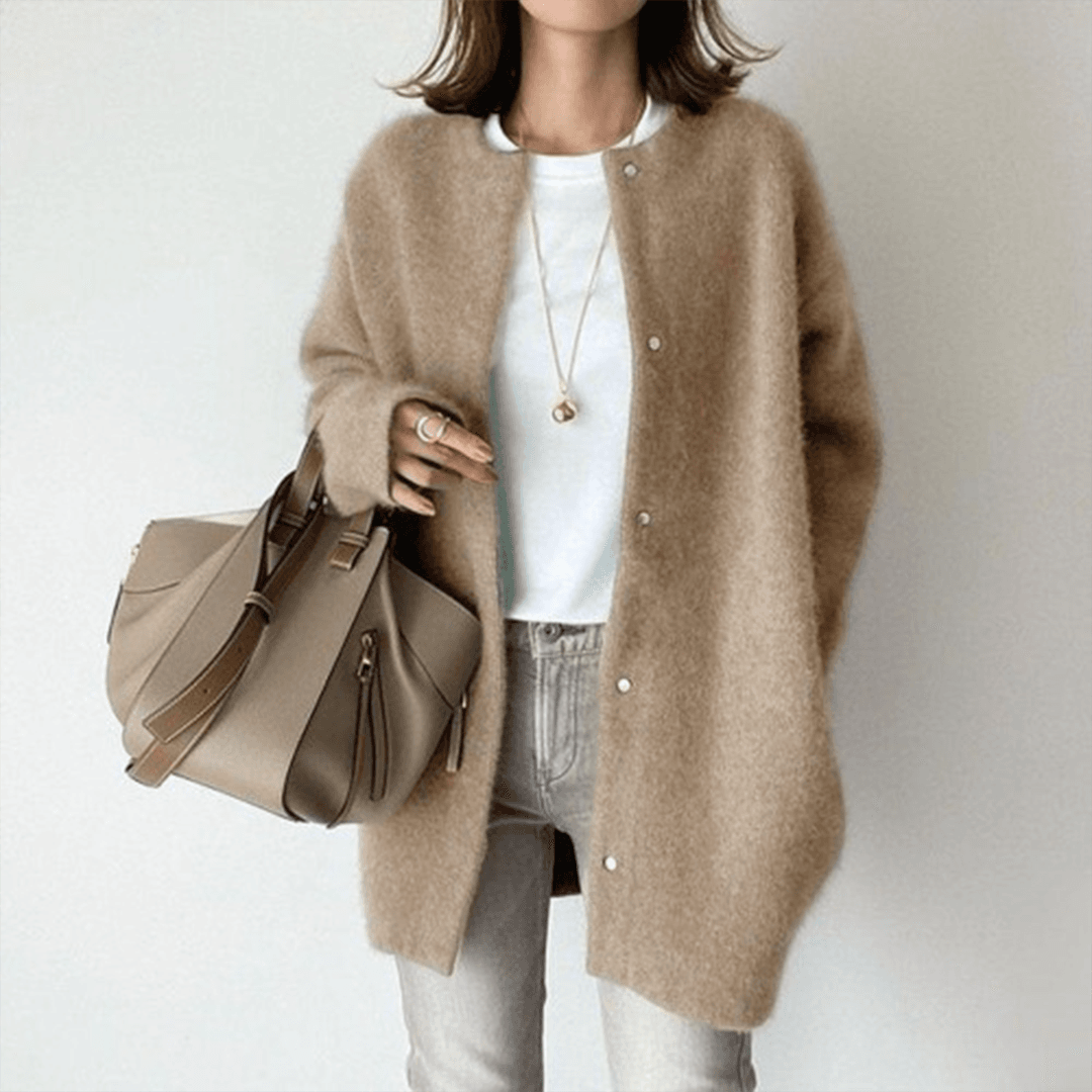 Women's Classic V-Neck Knitted Vest — Elegant Sleeveless Layering Piece for Office & Weekend Wear | Koossa