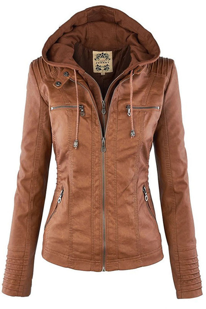 Women's Hooded Zip Winter Coat — Tailored Outerwear for Cold Weather Dressing & Urban Layering | Koossa