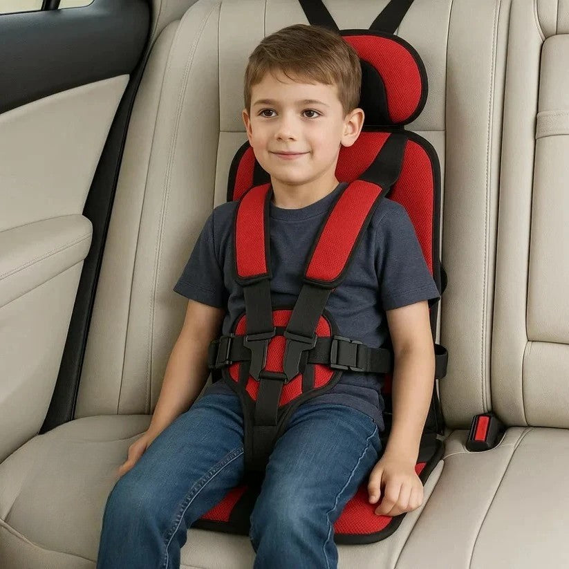Portable Child Travel Safety Harness Seat, 5-Point Foldable Design for Taxis, Rental Cars & Everyday Outings, Toddlers & Kids | Lonoma