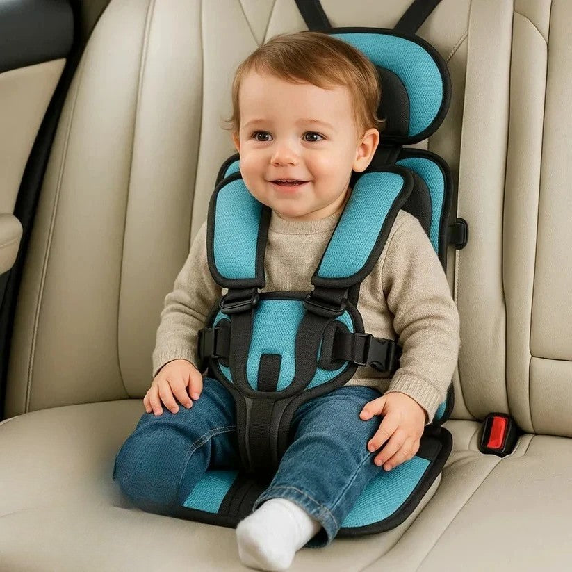 Portable Child Travel Safety Harness Seat, 5-Point Foldable Design for Taxis, Rental Cars & Everyday Outings, Toddlers & Kids | Lonoma