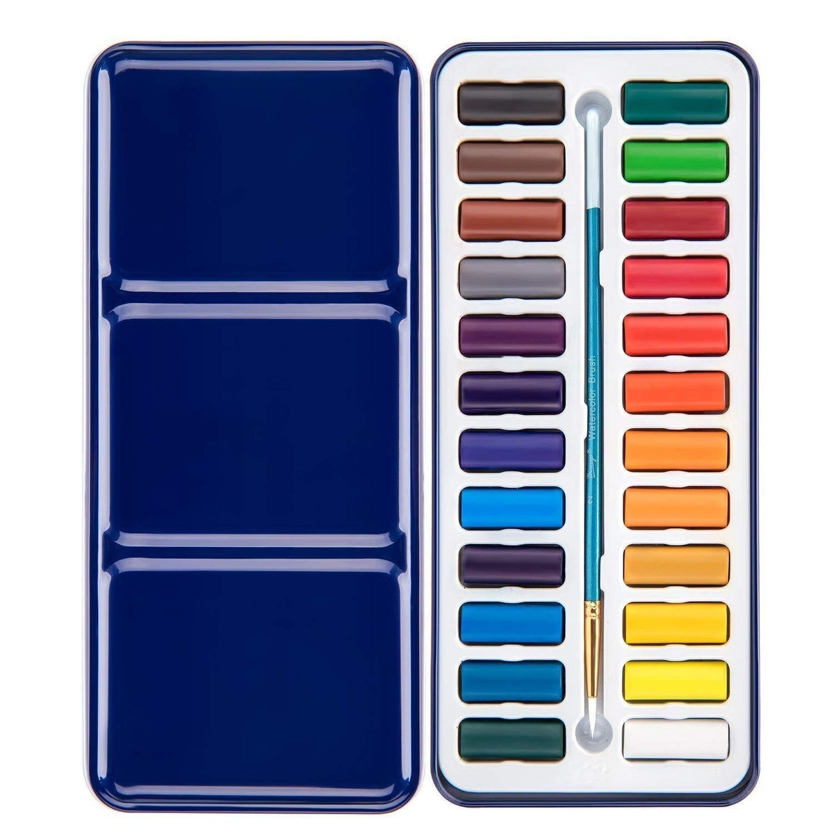 Watercolor Painting Workbook for Beginners, Step-by-Step Guided Lessons with Pre-Drawn Outlines, Spiral-Bound Art Book for Adults & Kids | Lonoma