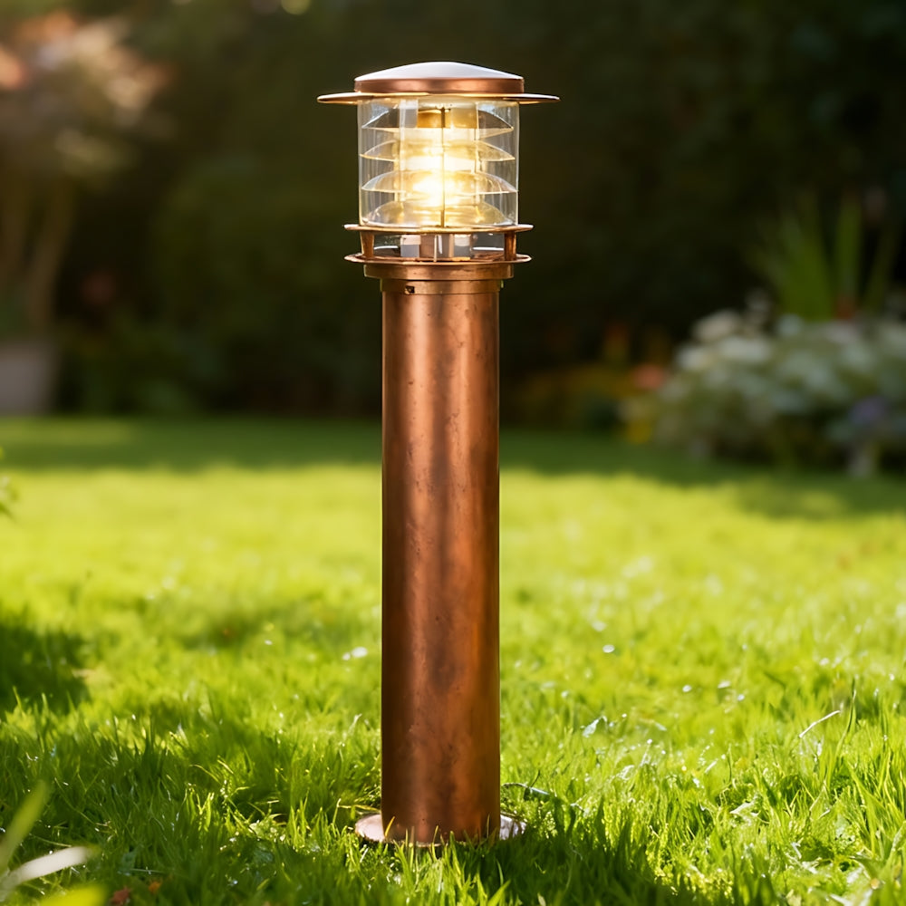 Borne extérieure aluminium éclairage allée jardin IP65 anthracite bronze moderne terrasse villa design intemporel | Koossa