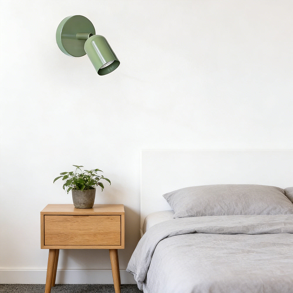 Matte Metal LED Wall Sconce, Adjustable Color Temperature Bedside Reading Light for Bedroom, Hallway, Staircase & Entryway | Lonoma