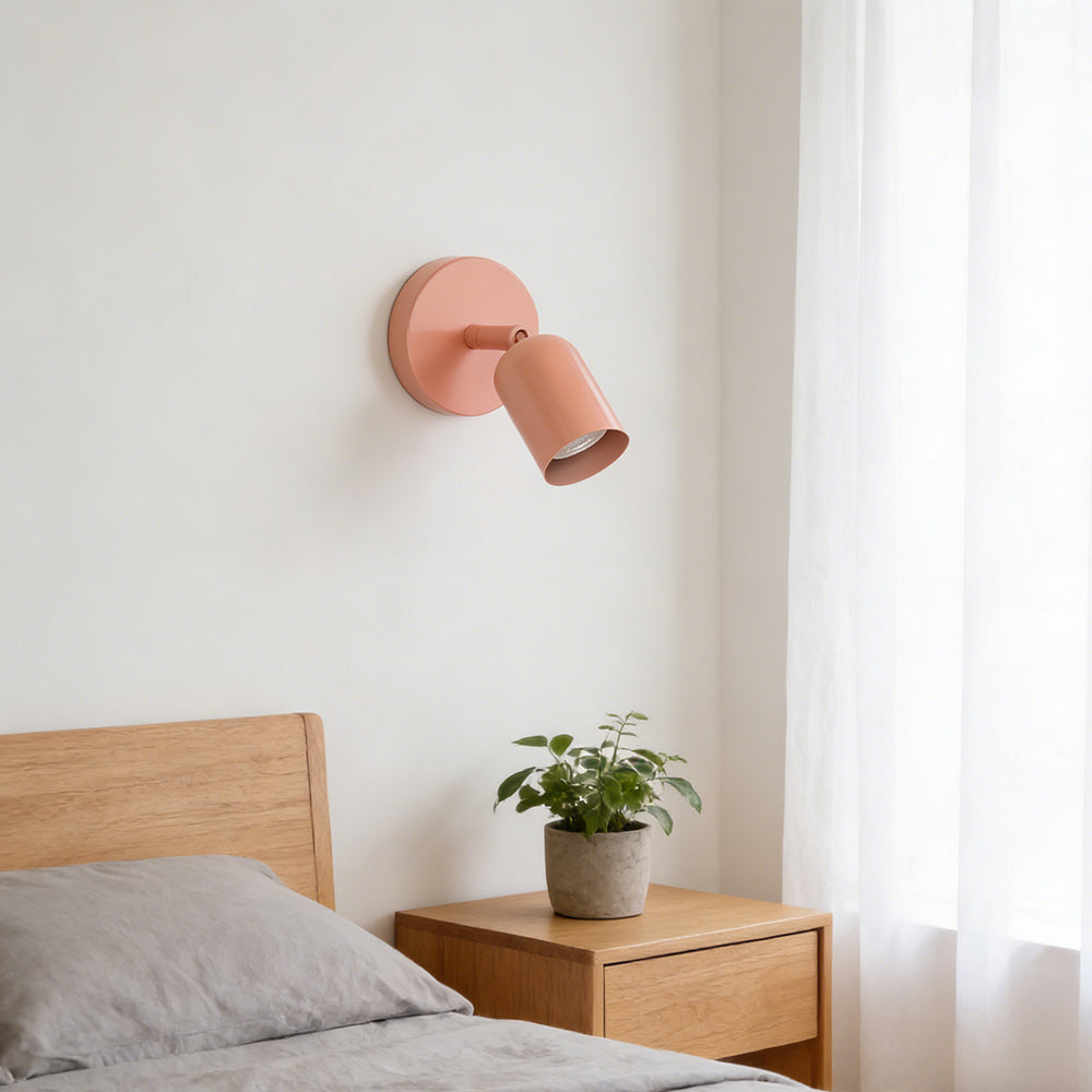 Matte Metal LED Wall Sconce, Adjustable Color Temperature Bedside Reading Light for Bedroom, Hallway, Staircase & Entryway | Lonoma