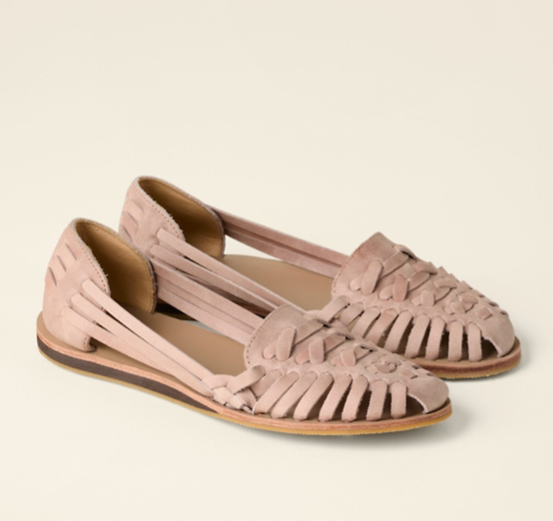 Closed-Toe Woven Sandals in Black, Brown & Pink for Women — Contoured Footbed Slip-On Summer Shoes with Supportive Sole | Koossa