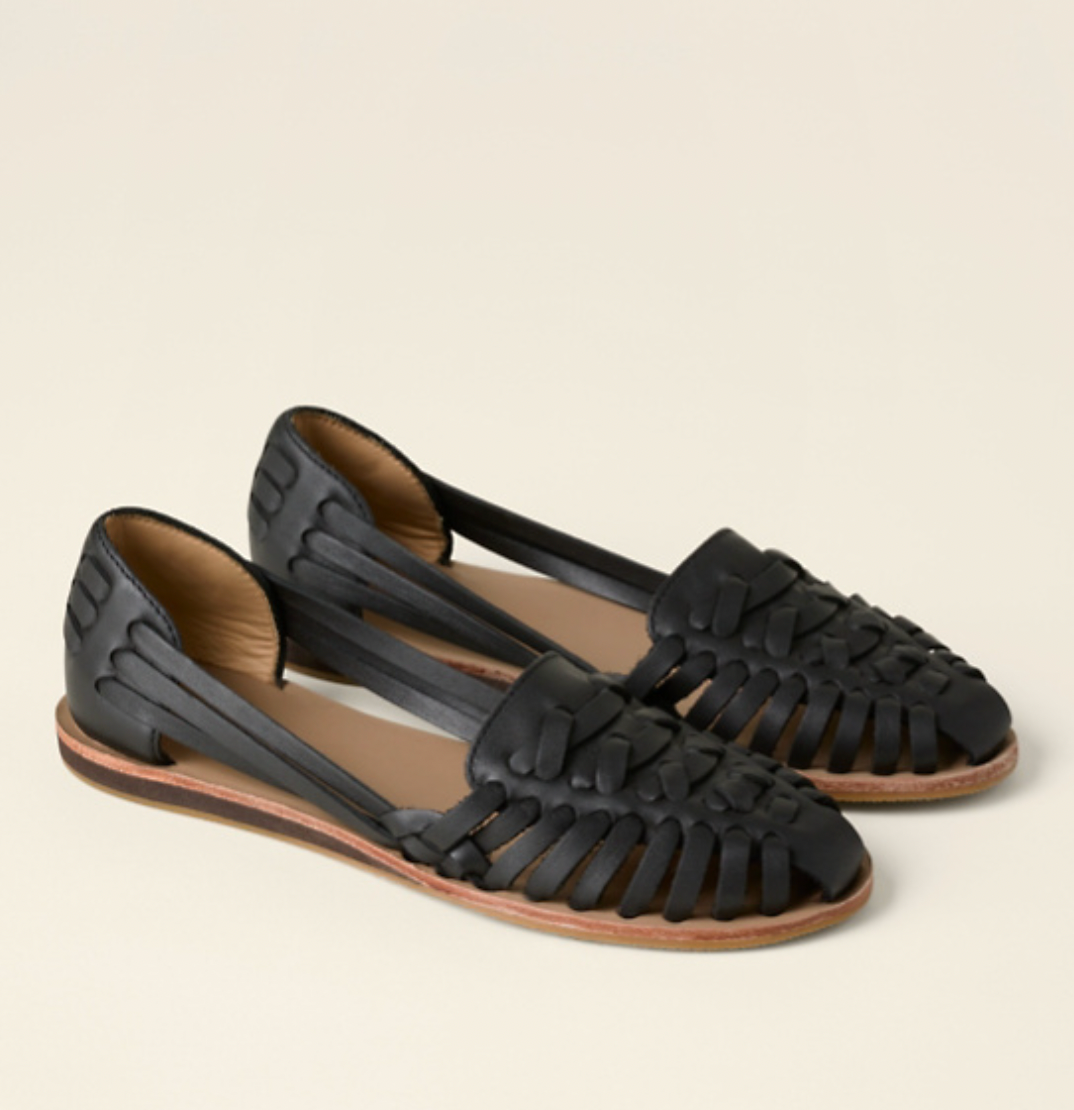 Closed-Toe Woven Sandals in Black, Brown & Pink for Women — Contoured Footbed Slip-On Summer Shoes with Supportive Sole | Koossa