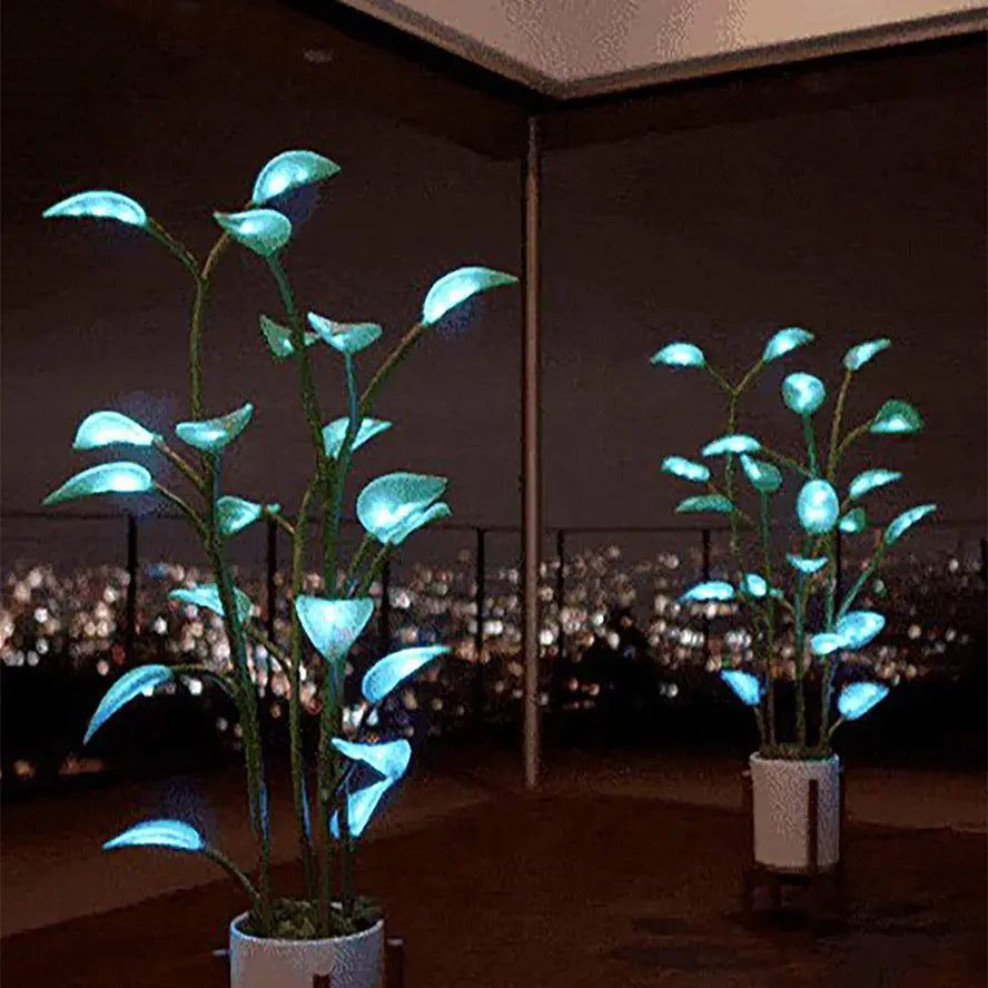 Plante artificielle lumineuse LED 100 cm à 500 modes connectés contrôle application mobile décoration intérieur | Koossa