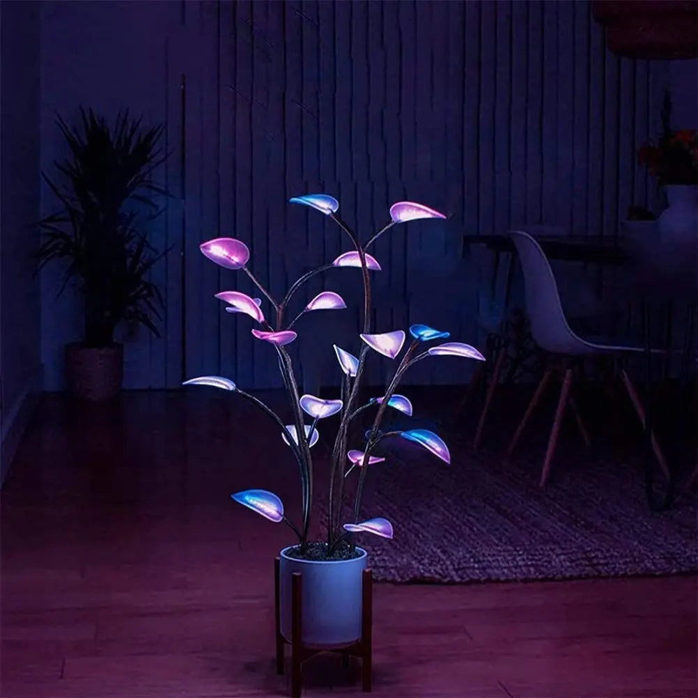 Plante artificielle lumineuse LED 100 cm à 500 modes connectés contrôle application mobile décoration intérieur | Koossa