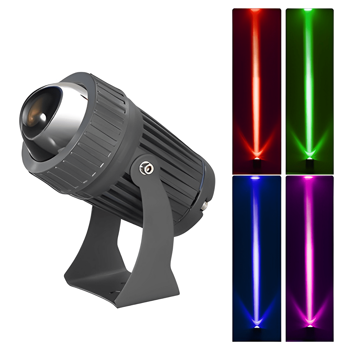 LED Outdoor Spotlight IP67 Waterproof Aluminum, Warm White Landscape Flood Light for Facade, Garden, Driveway & Wall Washing | Lonoma