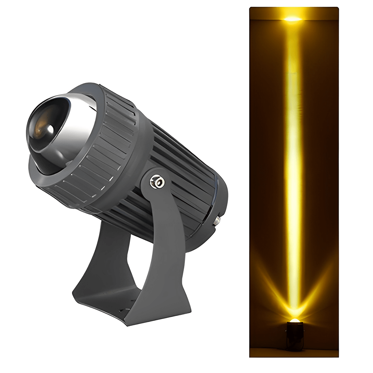 LED Outdoor Spotlight IP67 Waterproof Aluminum, Warm White Landscape Flood Light for Facade, Garden, Driveway & Wall Washing | Lonoma