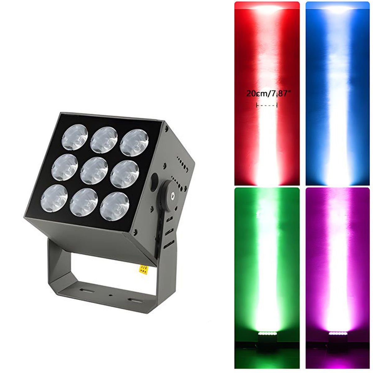 LED Outdoor Spotlight IP67 Waterproof Aluminum, Warm White Landscape Flood Light for Facade, Garden, Driveway & Wall Washing | Lonoma