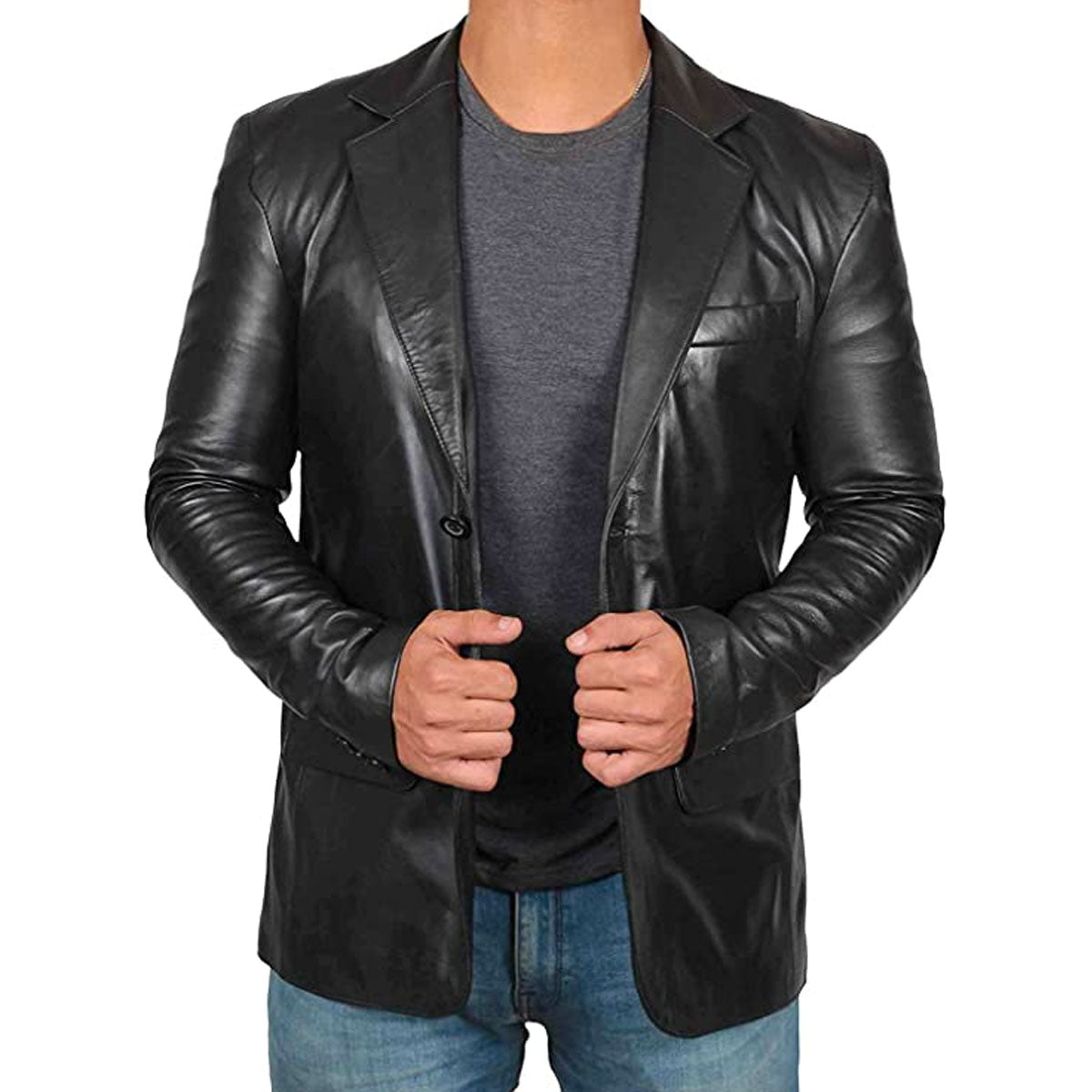Men's Black Blazer Jacket — Timeless Smart-Casual Jacket for Business, Weddings & Special Occasions | Koossa