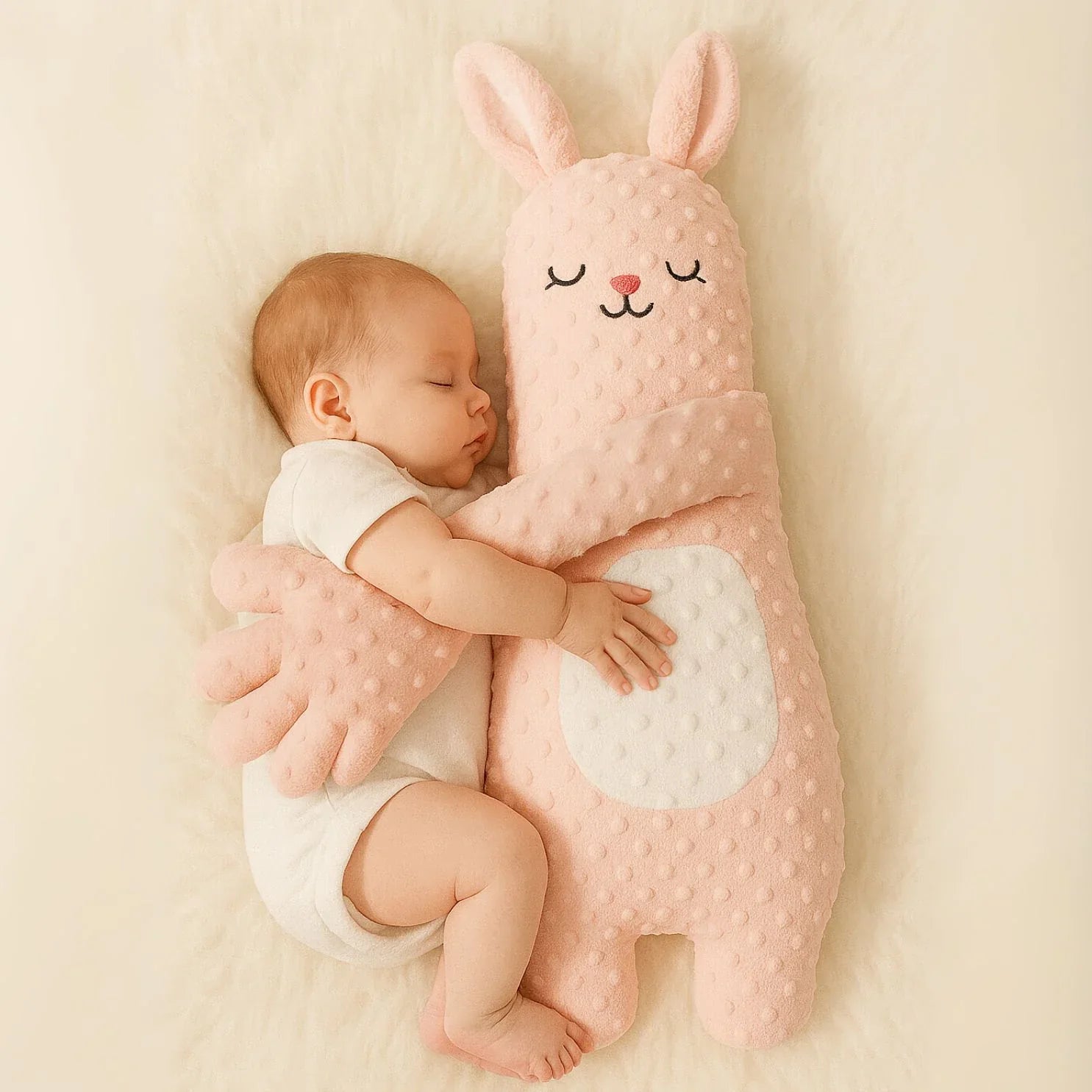 Peluche musicale à battement doux pour bébé – Aide à l'endormissement apaisant sans bruit ni lumière gênante | Koossa