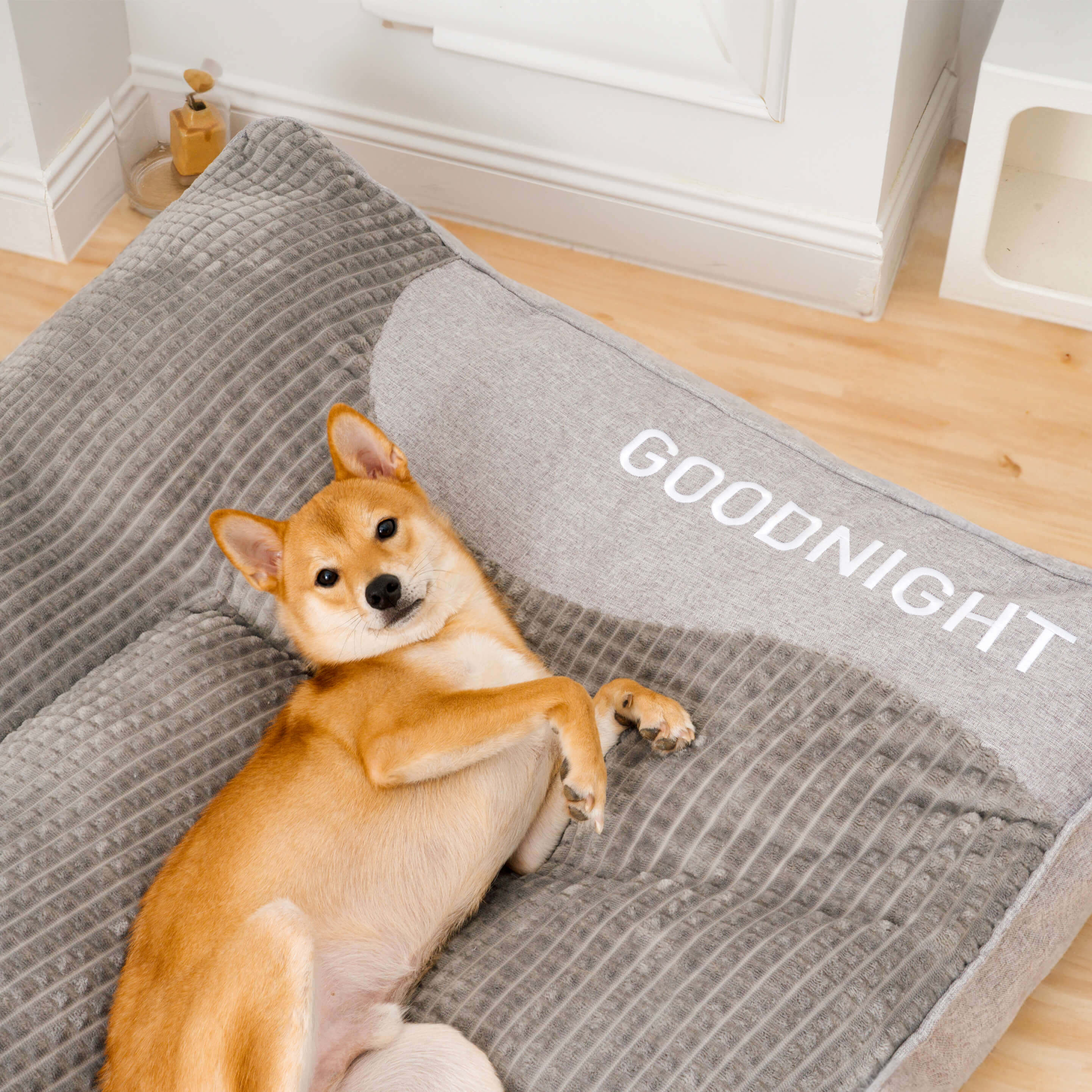 Dog Bed Crystal Velvet Shredded Foam XL XXL 3XL Large Dogs Orthopaedic Cushion Anti-Slip Senior Dog Mattress | Koossa