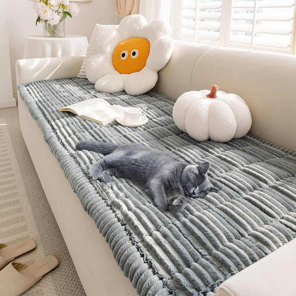Pet Mat Flannel Non-Slip Sofa Cover Washable Dogs Cats Couch Protector Floor Car Seat Camping Mat | Koossa