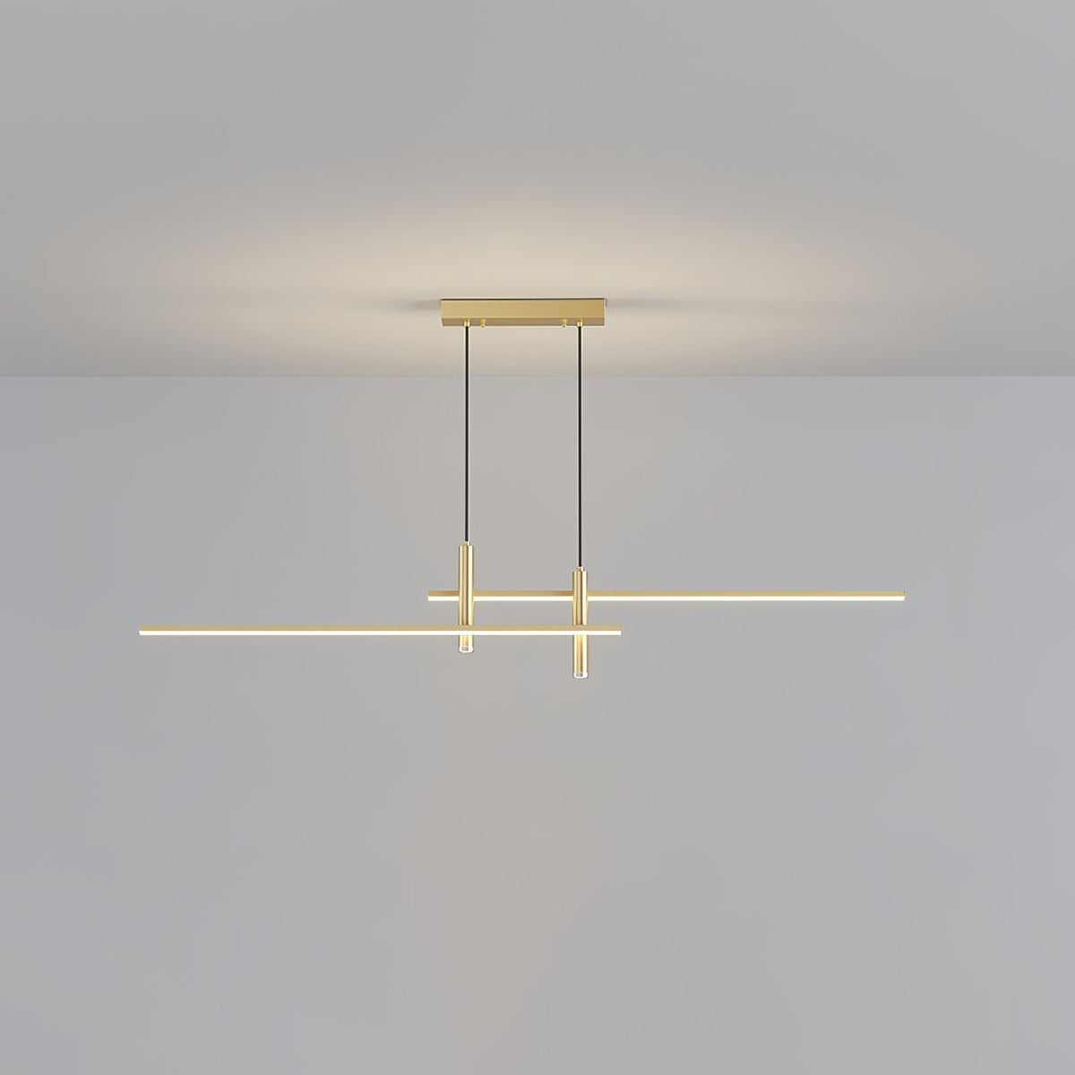 Contemporary Metal Spotlight Chandelier for Dining Tables – Adjustable Linear Design in Sleek Finishes for Kitchen Islands and Living Spaces | Lonoma