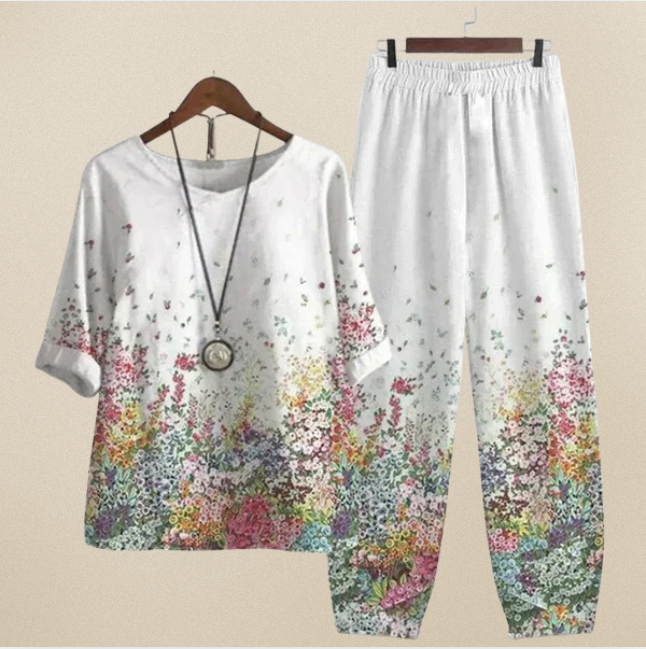 Women's Relaxed Shirt and Trouser Co-ord Set — Elegant Two-Piece Outfit for Everyday Versatility & Leisure | Koossa