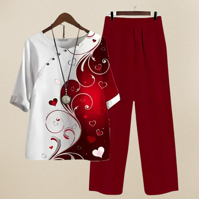 Women's Relaxed Shirt and Trouser Co-ord Set — Elegant Two-Piece Outfit for Everyday Versatility & Leisure | Koossa