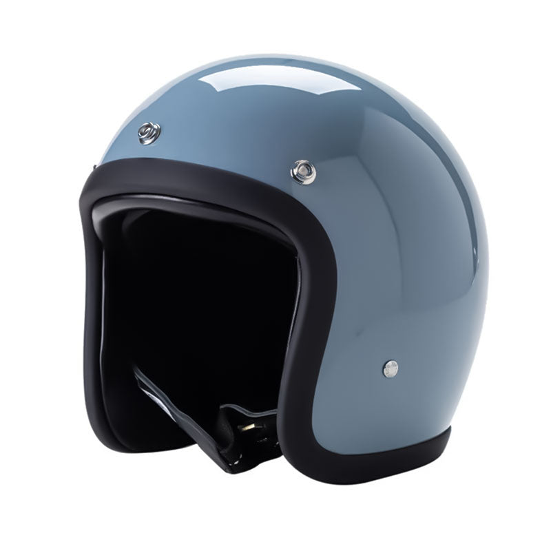 Retro Low-Profile Motorcycle Helmet — Classic Safety Helmet for Vintage Bike Riders & Open-Road Touring | Koossa