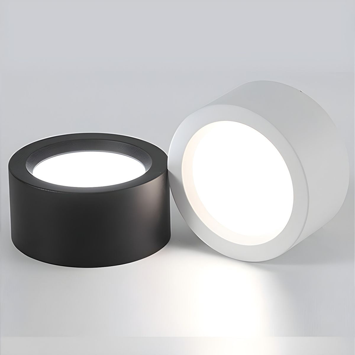 Surface Mount LED Ceiling Light Round 4–7 in Adjustable Color Temperature Black White for Kitchen Hallway Bedroom Living Room | Lonoma