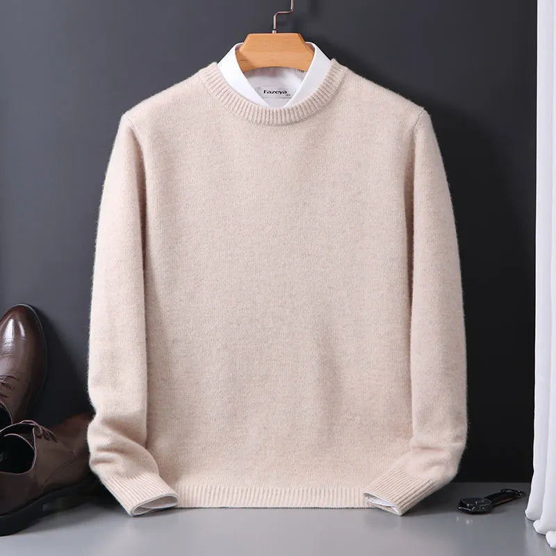 Men's Classic Crew Neck Jumper — Timeless Knitwear for Work, Leisure & Smart-Casual Occasions | Koossa