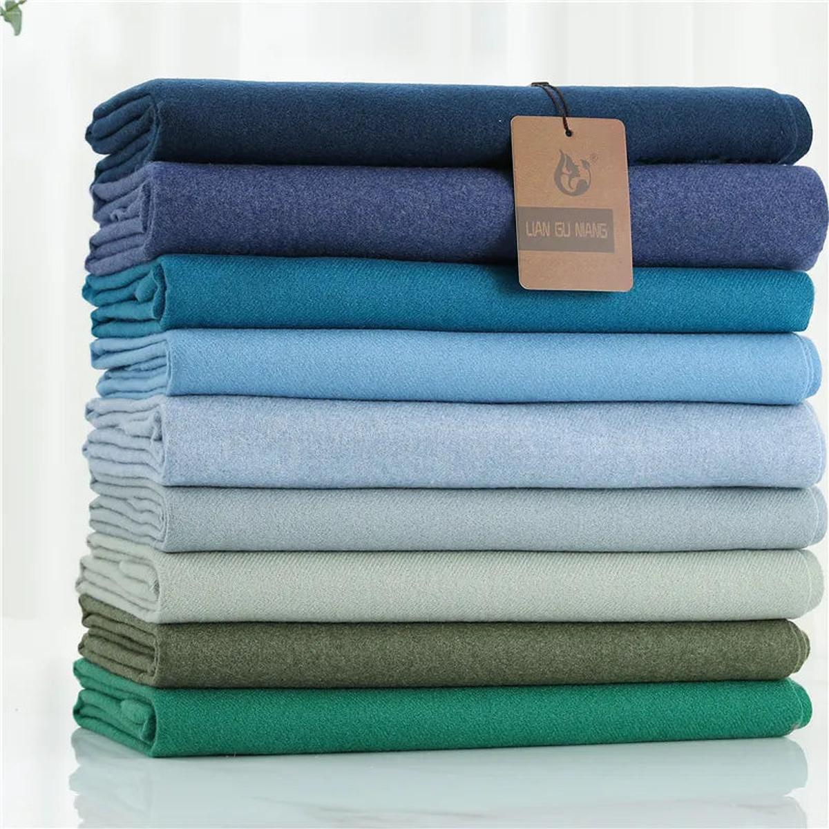 Women's Pure Wool Scarf — Elegant Winter Scarf with Fringe Detail for Cold Weather & Formal Occasions | Koossa