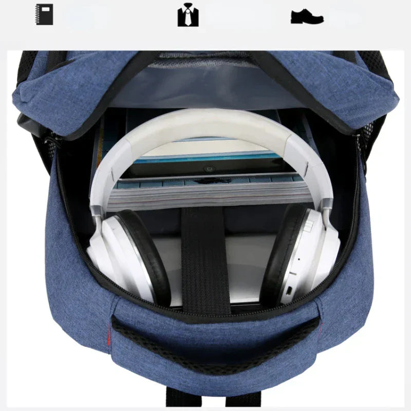 Men's Waterproof Backpack — Lightweight Travel Rucksack for Everyday Commuting & Active Lifestyles | Koossa