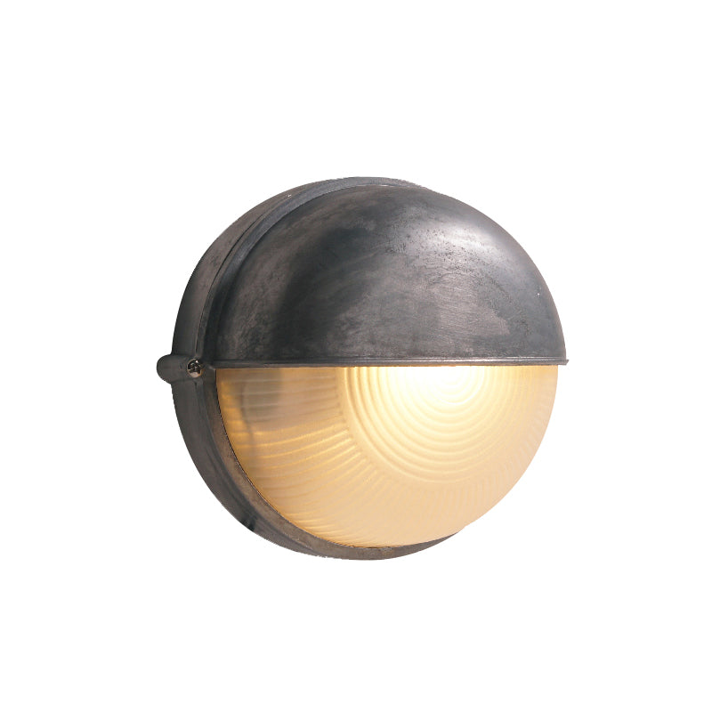 Applique murale extérieure en laiton avec globe en verre pour terrasse jardin allée éclairage vintage | Koossa