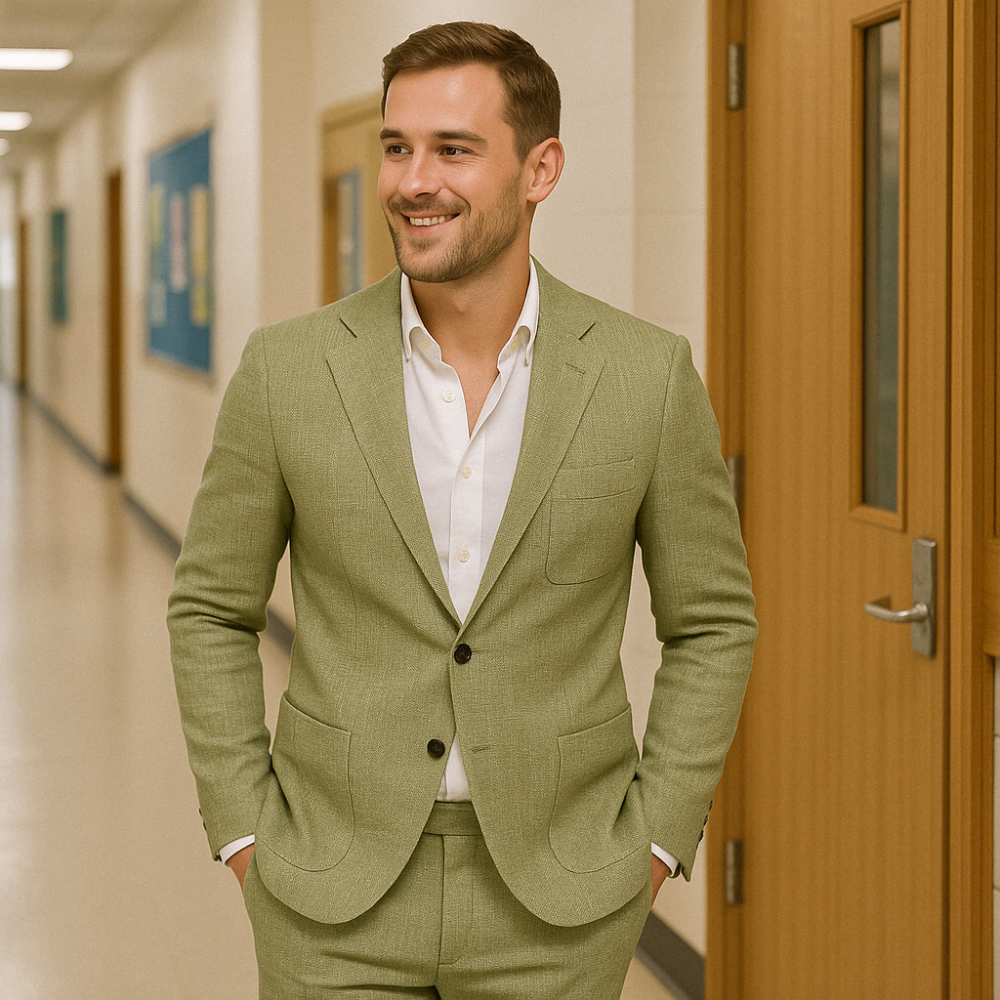 Men's Two-Piece Suit — Smart Casual Formal Wear for Business Meetings & Summer Weddings | Koossa