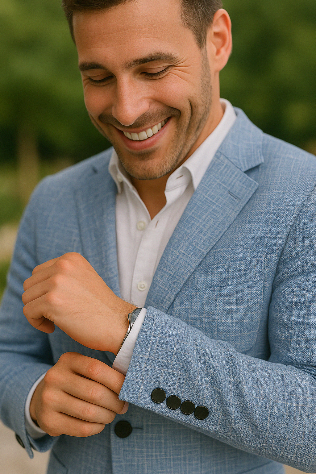 Men's Two-Piece Suit — Smart Casual Formal Wear for Business Meetings & Summer Weddings | Koossa
