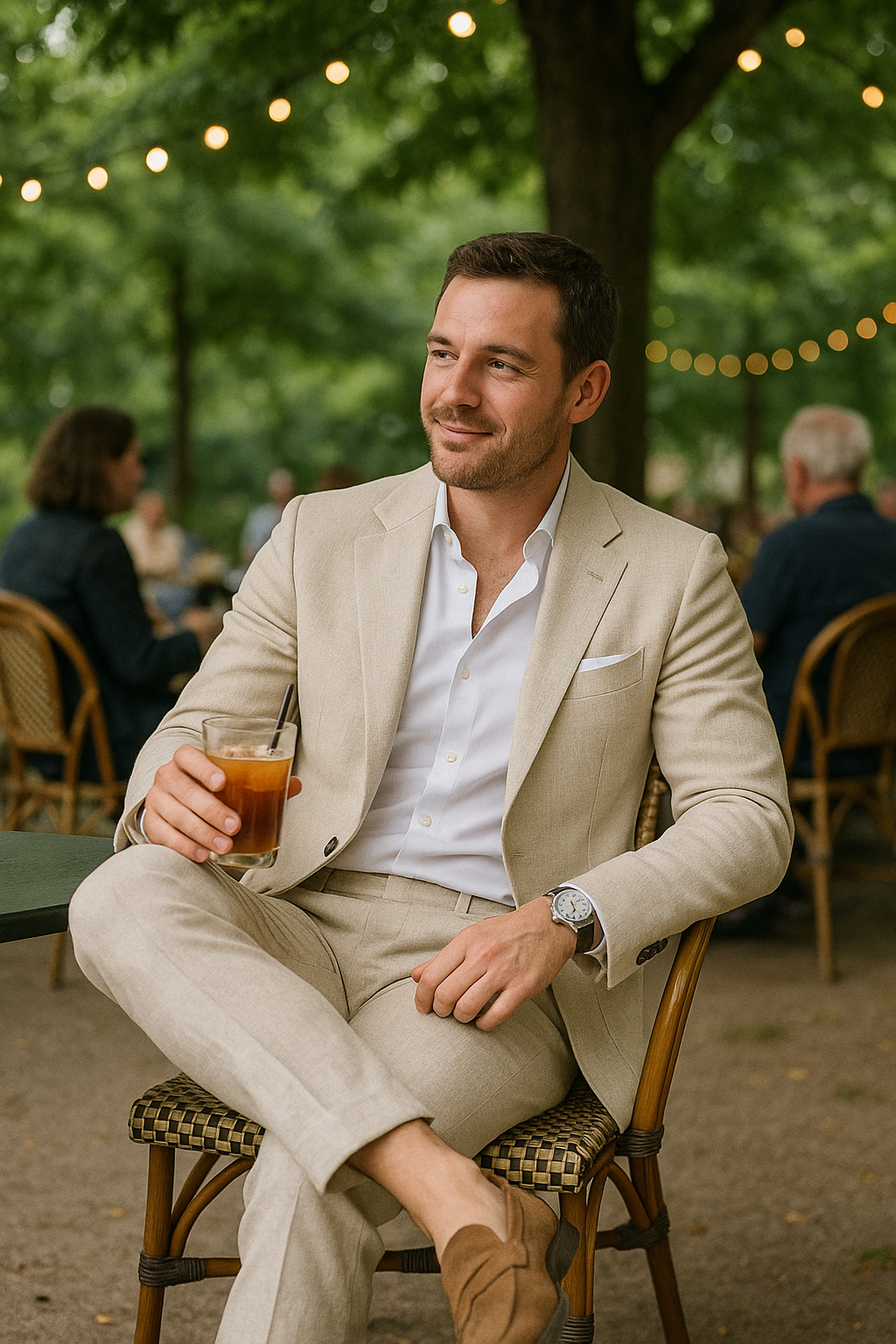 Men's Two-Piece Suit — Smart Casual Formal Wear for Business Meetings & Summer Weddings | Koossa