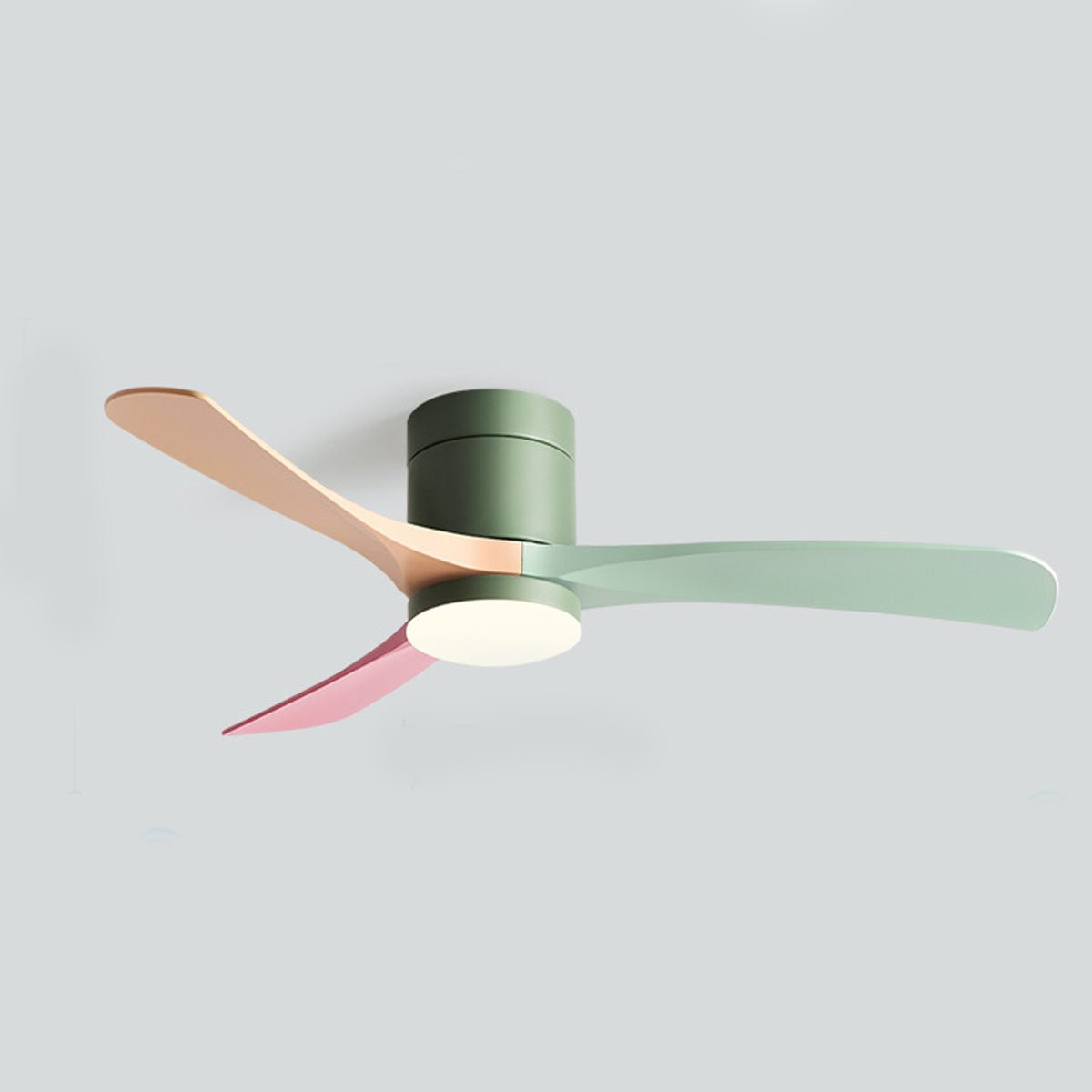 Ceiling Fan with Light 6-Speed Reversible Quiet Motor 38-Inch LED Fan Remote Wall Control for Bedroom Living Room | Lonoma