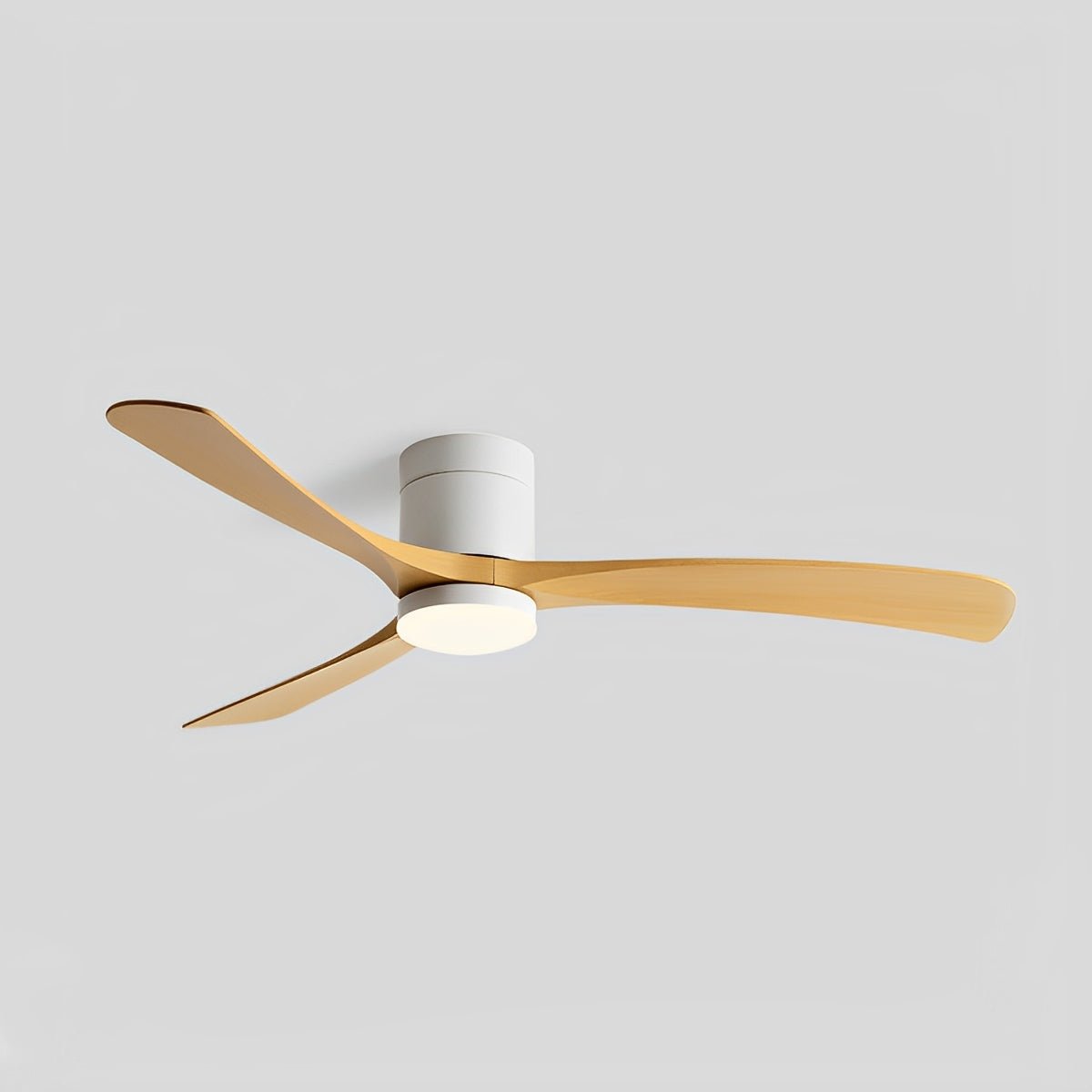 Ceiling Fan with LED Light, 6-Speed Reversible Quiet Low-Profile Fan, 3 Color Temperatures, for Bedroom, Living Room or Office | Lonoma