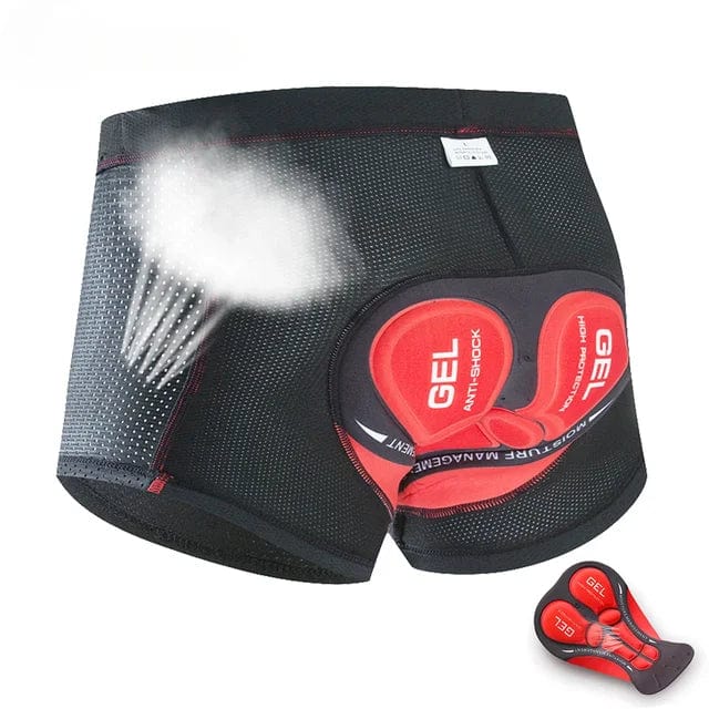 Men's Padded Cycling Shorts with 3D Gel Cushioning — Comfortable Riding Shorts for Long-Distance Motorcycling | Koossa
