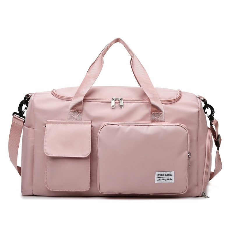 Sports Duffle Weekend Bag with Separate Shoe Compartment — Multi-Pocket Travel Holdall for Gym & Leisure | Koossa