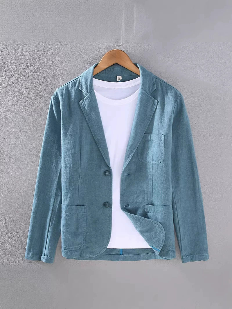 Men's Unstructured Summer Blazer — Lightweight Jacket for Smart Casual & Garden Parties | Koossa
