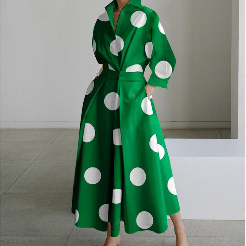 Women's Wrap Front Collared Maxi Dress in 14 Prints and Colours for Special Occasions and Everyday Elegance | Koossa