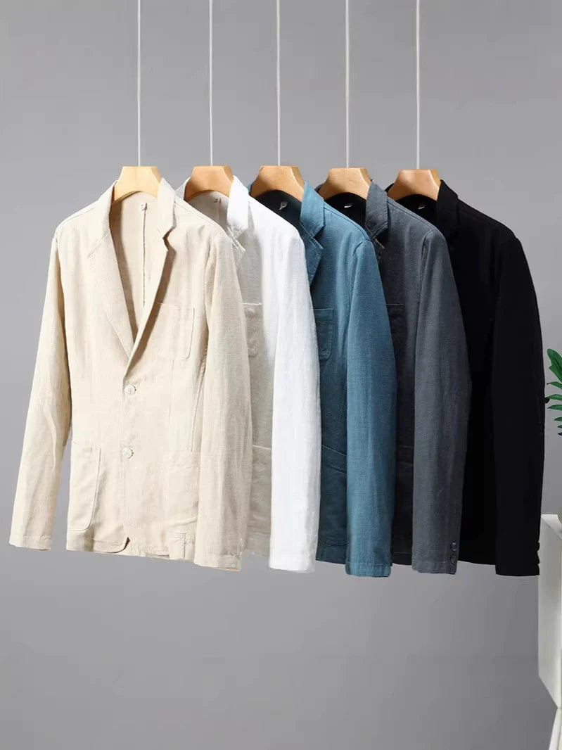 Men's Unstructured Summer Blazer — Lightweight Jacket for Smart Casual & Garden Parties | Koossa