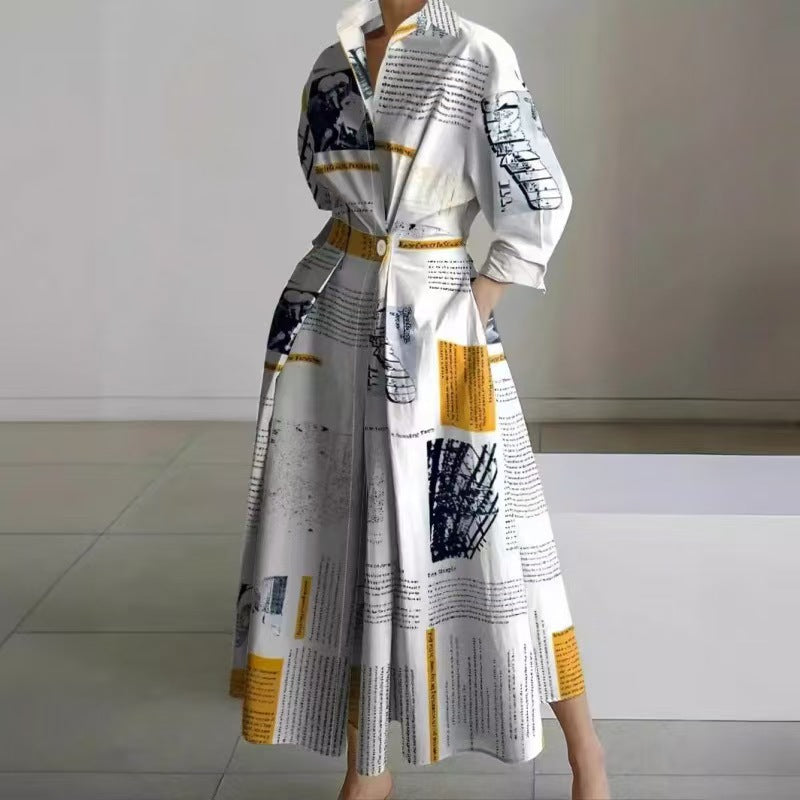 Women's Wrap Front Collared Maxi Dress in 14 Prints and Colours for Special Occasions and Everyday Elegance | Koossa