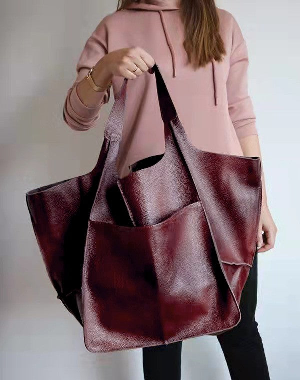 Women's Lightweight Shoulder Bag — Spacious Everyday Tote for Work, Travel & Shopping | Koossa